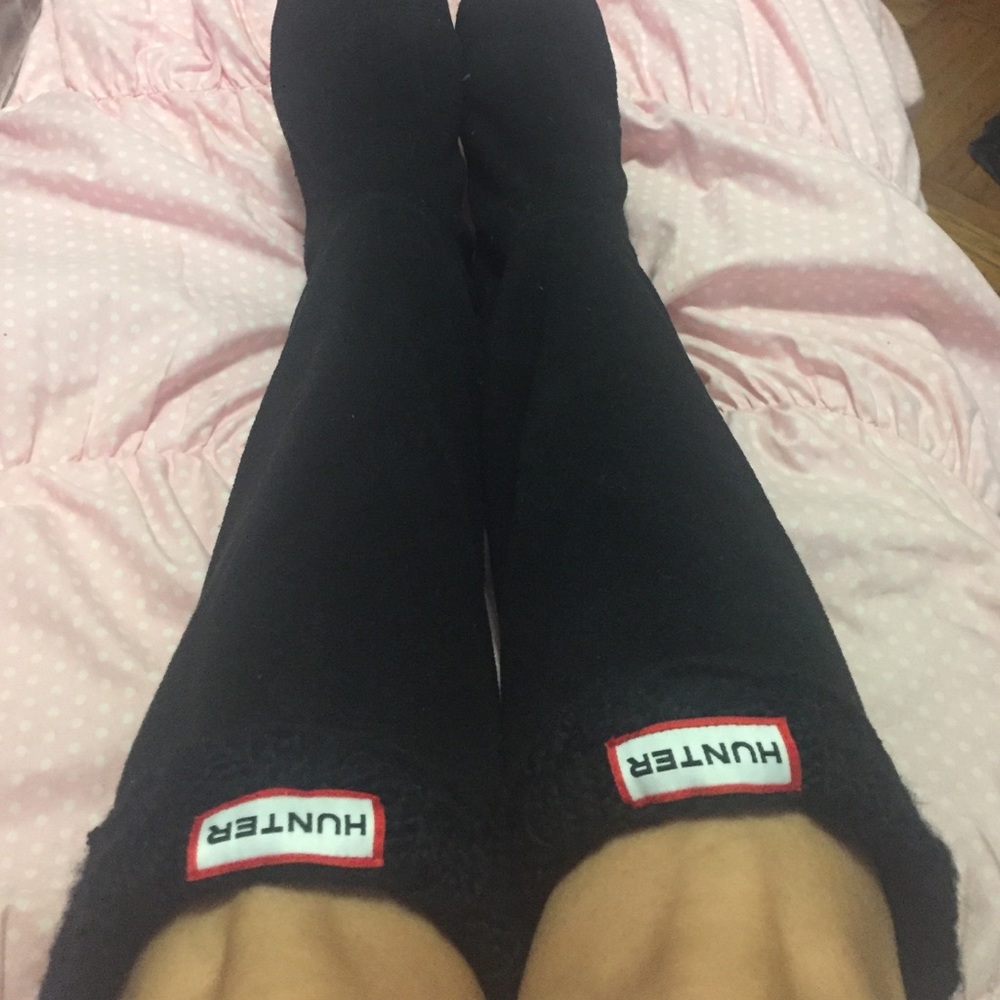 Cozy hunter welly socks- snuggle upnever worn !!👯